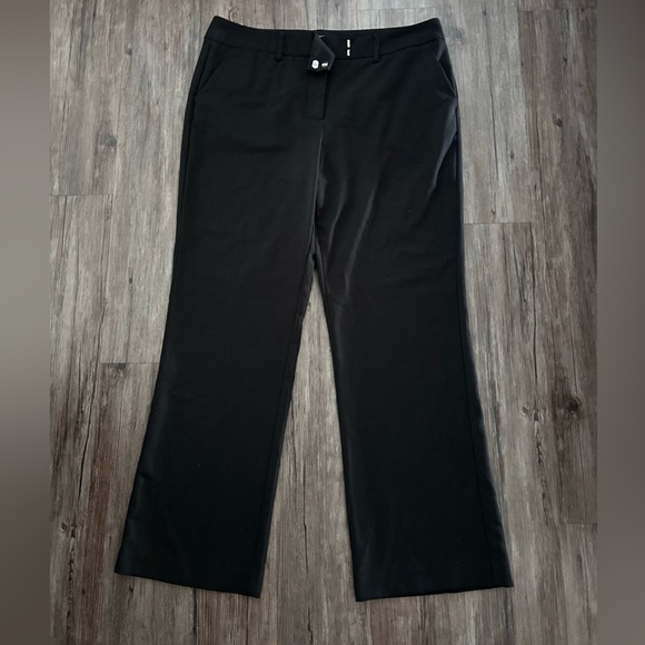 Daisy Fuentes- black work pants (petite) - Picture 2 of 5